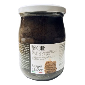 Champignons and Black Truffle Sauce